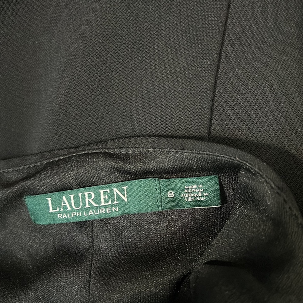 LAUREN RALPH LAUREN formal floor length maxi black dress - Picture 12 of 13